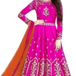 NEW STYLISH EMNBROIDERY WORK MANOHARI GOWN